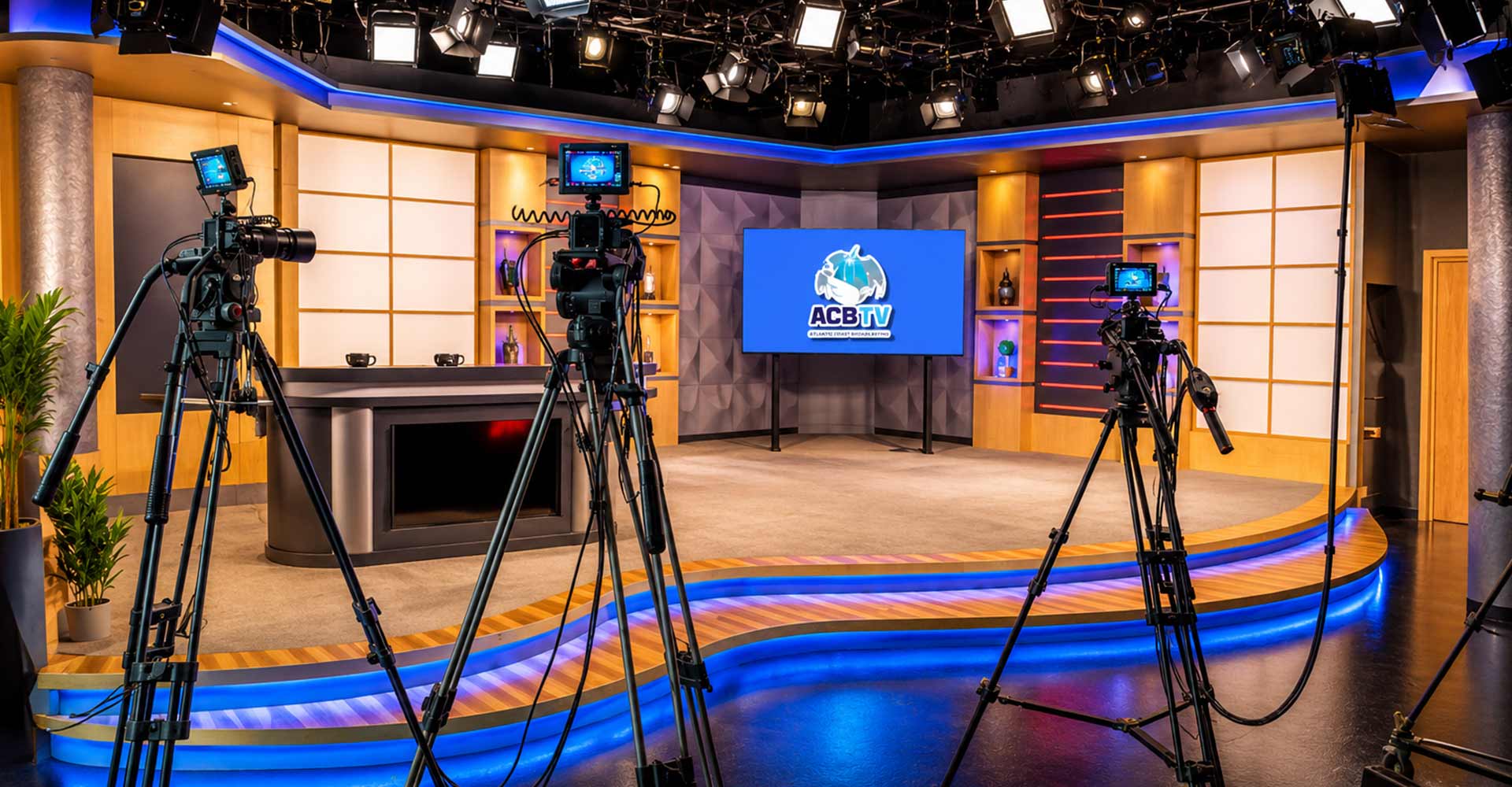 ACBTV broadcast studio — Faith and Life Transformation